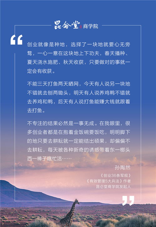 孙陶然 创业之路开始容易过程很难